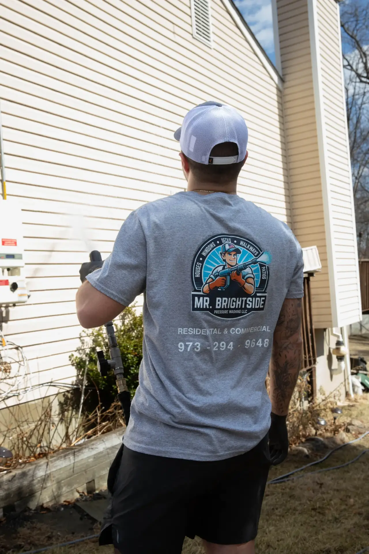Mr. Brightside Pressure Washing team in Somerville NJ